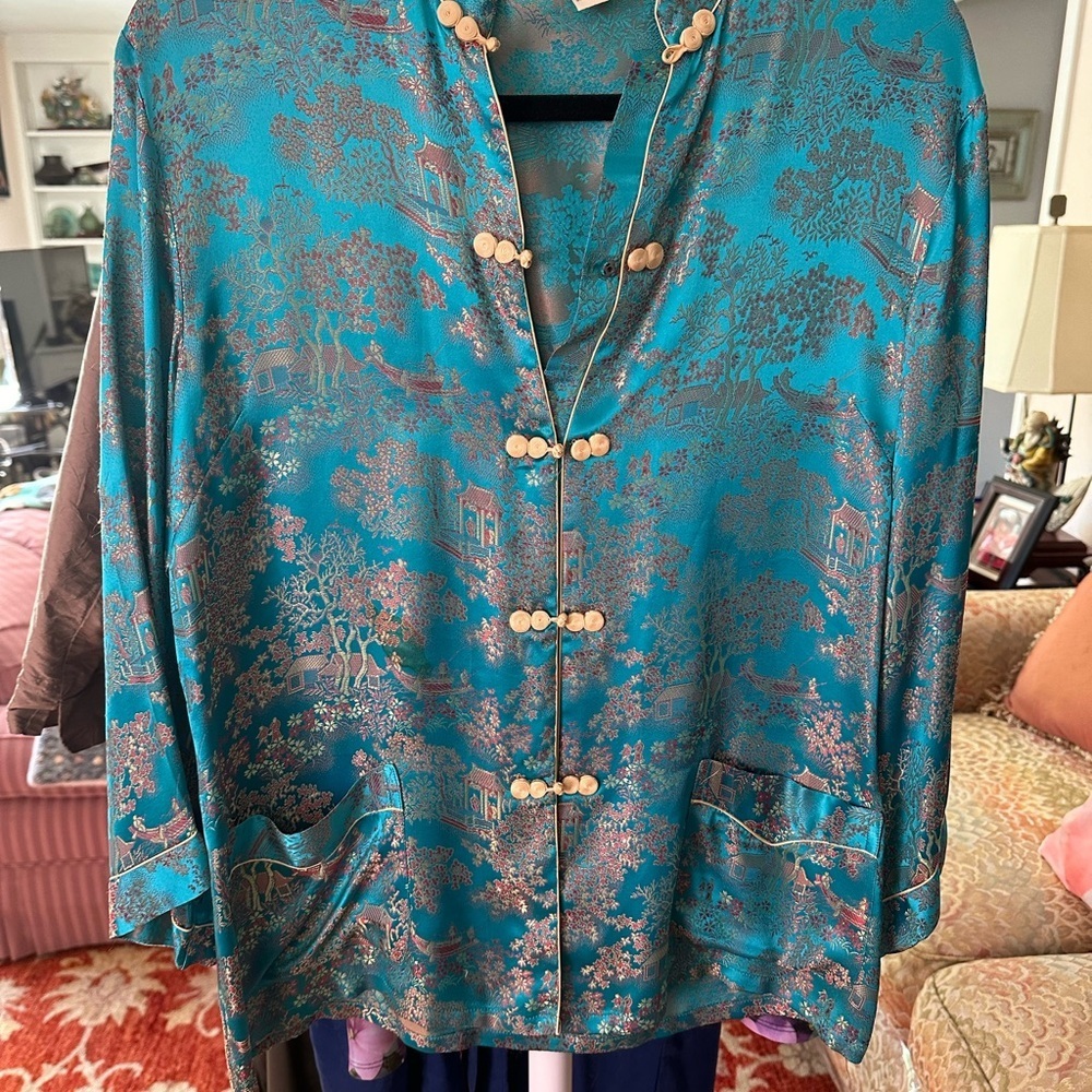 Vintage Asian inspired top large